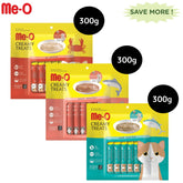 Me-O Creamy Crab, Salmon and Bonito Cat Treat Combo